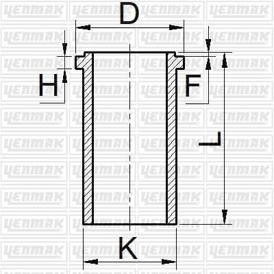 MOTOR GÖMLEĞİ STD TOYOTA 95MM