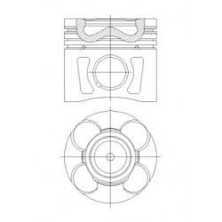 MOTOR PİSTON SEGMAN 0.40 69.60 mm DOBLO-FİORİNO-LINEA-GRANDE PUNTO-ASTRA 1.3D MJET 1.3 CDTI EU RO 5