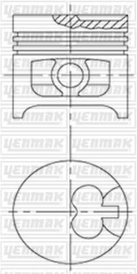 MOTOR PİSTON SEGMAN 1.00 REKORD-SENATOR TD