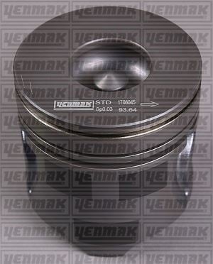 MOTOR PİSTON SEGMAN 1.00 TRANSİT T12 2.5DI TURBO 76PS 91>01 93.67mm