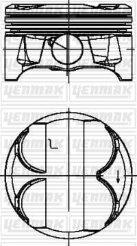 MOTOR PİSTON SEGMAN 116 İ E81 / E87 120 İ E87 / 316 İ E46 / E90 . 318 İ E46 / E90 . 320İ 84