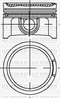 MOTOR PİSTON SEGMAN A3 I S3. TT 1.8 T . TT 1.8 T 81.01