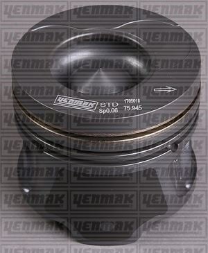 MOTOR PİSTON SEGMAN SOĞUTMA KANALLI MEGANE II-CLIO-SCENIC-NISSAN 1.5dCi K9K 100HP 76.00mm / 1 .00