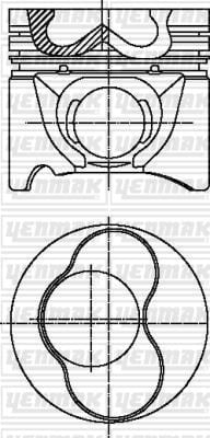 MOTOR PİSTON SEGMAN STD 3-4 PİSTON BORA-CADDY II-GOLF III-IV-PASSAT-POLO-A3-A4 1.9TDI 79.51mm