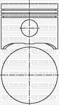 MOTOR PİSTON SEGMAN STD 504 L-504 GR-SR J7-J5-C25