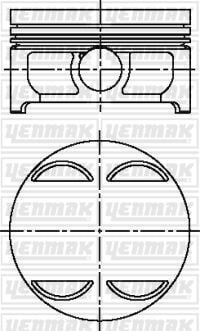 MOTOR PİSTON SEGMAN STD 540I-740I-840I-X5