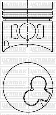 MOTOR PİSTON SEGMAN STD BMW 324 TD. 524 TD-M21 D 24 WA