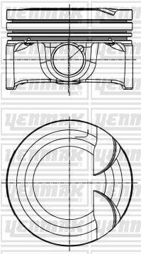 MOTOR PİSTON SEGMAN STD CADDY IV-GOLF VII-POLO 1.2 TSI CYVC-CJZB-CYVB-CJZA-CJZD 13 > 71.00