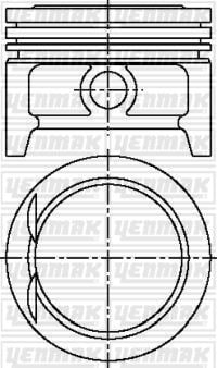 MOTOR PİSTON SEGMAN STD CORSA-TIGRA 93 > X 1.4 XE/NC/NE/NZ 77.6