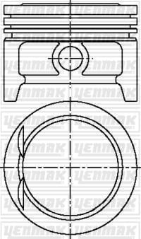 MOTOR PİSTON SEGMAN STD CORSA-TIGRA 93 > X 1.4 XE/NC/NE/NZ 77.6