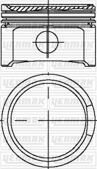 MOTOR PİSTON SEGMAN STD GOLF IV-BORA-PASSAT 00 > JETTA-NET BEETLE 01 > BORA 00-01 Polo 05 >