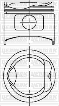 MOTOR PİSTON SEGMAN STD KIA 71MM