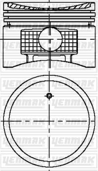 MOTOR PİSTON SEGMAN STD NISSAN 73.6MM