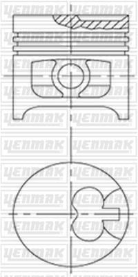 MOTOR PİSTON SEGMAN STD REKORD-SENATOR TD
