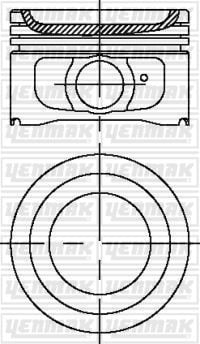 MOTOR PİSTON SEGMAN STD TU3JP PARTNER-BERLINGO-SAXO P106-P205-P206-P207 1.4 TU3