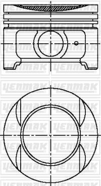 MOTOR PİSTON SEGMAN STD XSARA 1.8-ZX 1.8-XANTIA-P306 1.8İ 16V-P406 1.8İ 16V XU7 JP 4- LFY