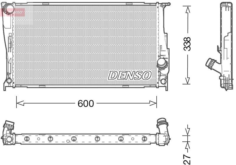 MOTOR SU RADYATORU BMW N54 N55 N20 E82 E84 E88 E89 E90 E92 E93