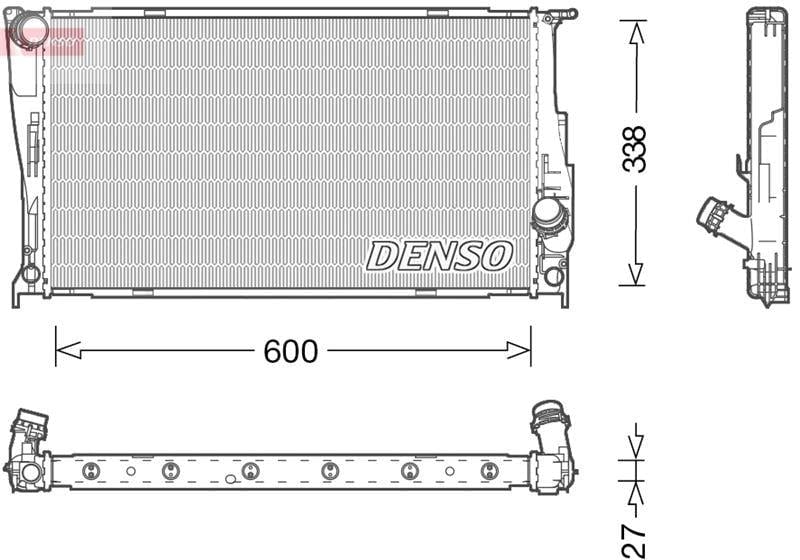 MOTOR SU RADYATORU BMW N54 N55 N20 E82 E84 E88 E89 E90 E92 E93