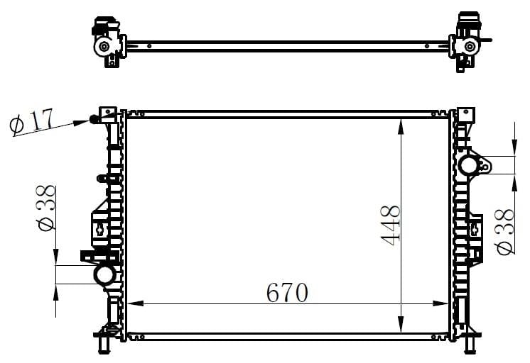 MOTOR SU RADYATORU FOCUS III 11> KUGA 1.6 ECO 2.0TDCI 11> MONDEO IV 1.6TI 1.8TDCI - 2.0TDCI 07>VOLVO S60 II D2-T3-T4 15>18 S80 II 10>15 V40 10>15 V60 I 10>15 V70 III 10>15