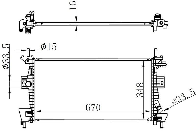 MOTOR SU RADYATORU FOCUS III C MAX 11>1.6TI VCT 1.6 ZETEC EFI AL PL BRZ