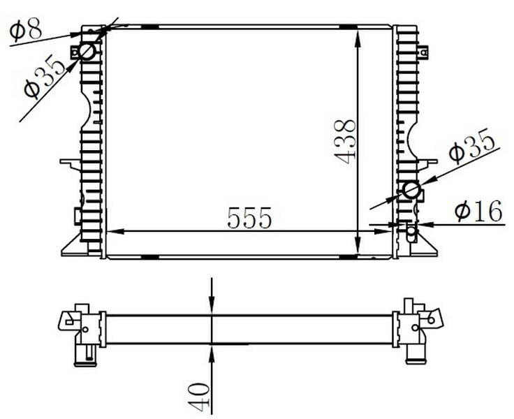 MOTOR SU RADYATORU LAND ROVER DEFENDER L316 L317 DT244 DT224 07>16