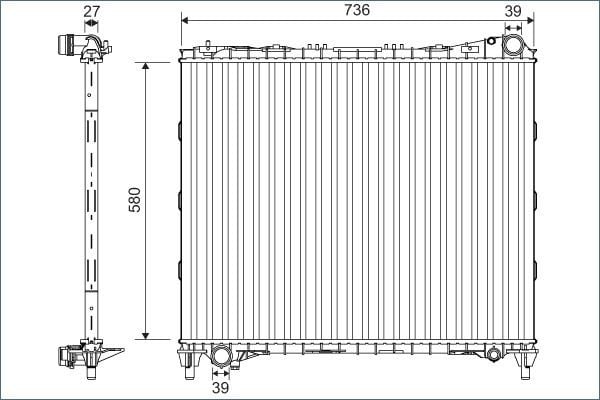 MOTOR SU RADYATORU LAND ROVER RANGE ROVER L405 L494