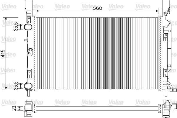 MOTOR SU RADYATORU MERCEDES CITAN OM607 W415 12> . RENAULT KANGOO 1.5 dCi 1.6 16V 09>