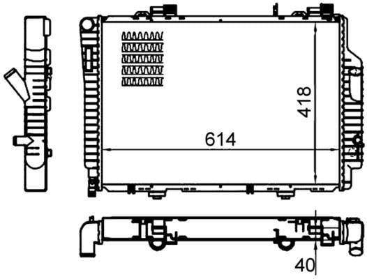 MOTOR SU RADYATORU MERCEDES CLK-CLASS C208 A208