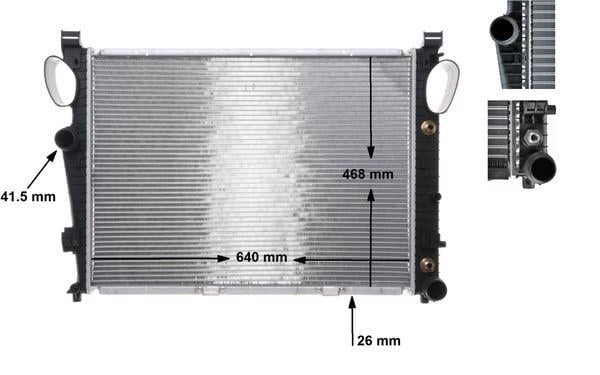 MOTOR SU RADYATORU MERCEDES S-CLASS M112 M272 W220 98>05
