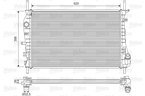 MOTOR SU RADYATORU MONDEO 2.0TDCI 2.2TDCI 01>07 KLIMALI