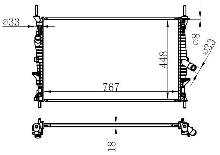 MOTOR SU RADYATORU TRANSIT TUORNEO CUSTOM V362 V363 2.2TDCI 100PS 125PS 135PS 140PS 155PS 12 >