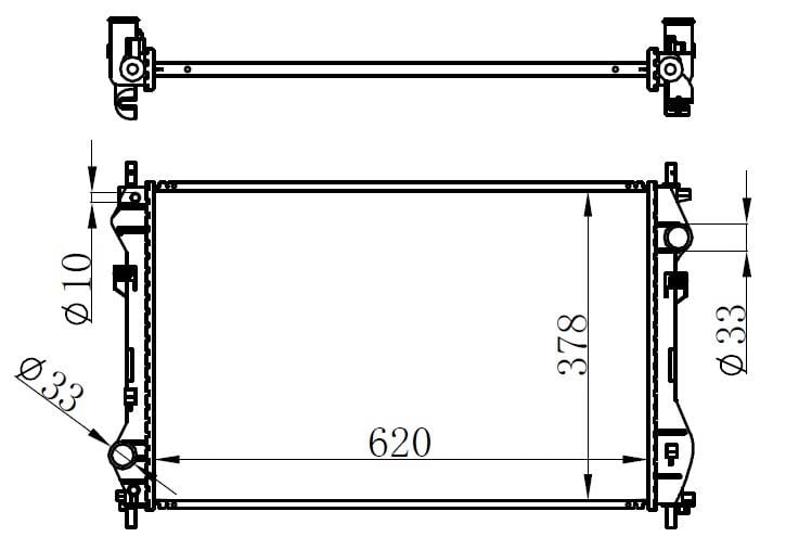 MOTOR SU RADYATORU TRANSIT V184 2.4TDCI 01>06 KLIMASIZ