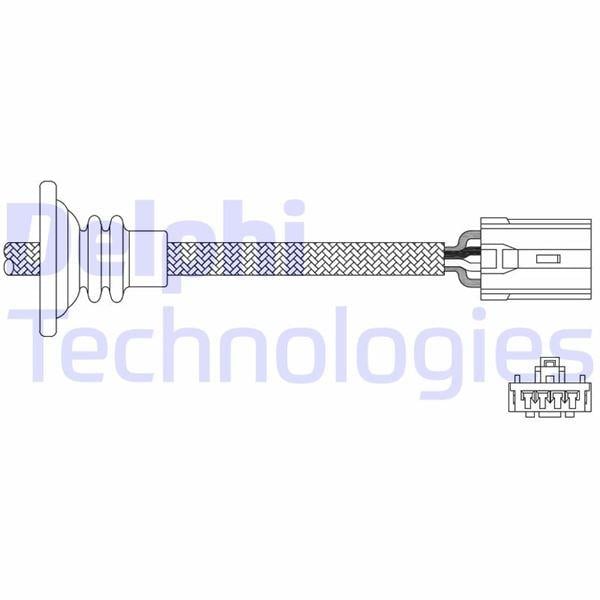 OKSİJEN SENSÖRÜ ARKA VOLVO S40 1.6-1.8-2.0 1999-2003 V40 1.6-1.8-2.0 1999-2003 750MM