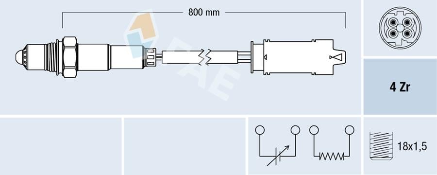 OKSIJEN SENSORU BMW M43 M44 M52 M54 M62 M73 E36 E46 E38 E53