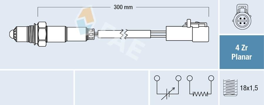 OKSIJEN SENSORU FOCUS CMAX 04> FOCUS II 05> VOLVO C30 07 12 S40 04> S80 I 03>06 XC90 I 275 2.5 T
