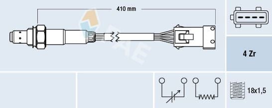 OKSİJEN SENSÖRÜ ÖN 4FİŞLİ ASTRA G-ASTRA H-INSIGNIA A-VECTRA B-C-MERIVA A-ANTARA-CAPTIVA-AVEO-C2- C3-LACETTI-P206-P307-P308-PARTNER-BERLINGO-MGN-CLIO-LGN-TWNG-LOGAN-SANDERO 1.4-1.6-1.8-2.0