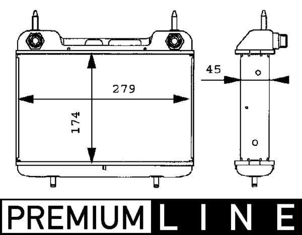 Ölkühler MB W124