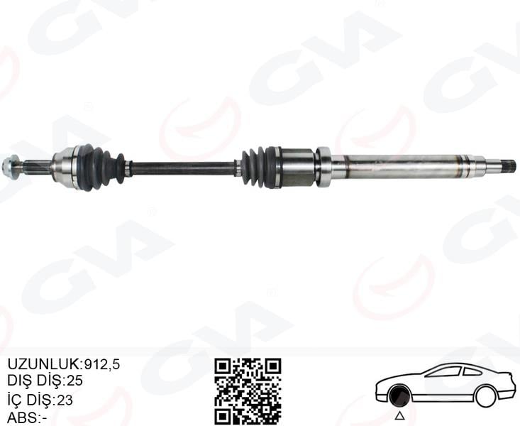 ÖN AKS KOMPLE SAĞ FORD COURIER 1.5 1.6 TCDI 14> 17