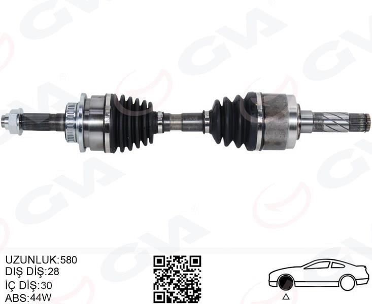 ÖN AKS KOMPLE SAĞ FORD RANGER 2.5TDCI / 3.0TDCI 06>12 MAZDA BT2500 ABS LI 4 4