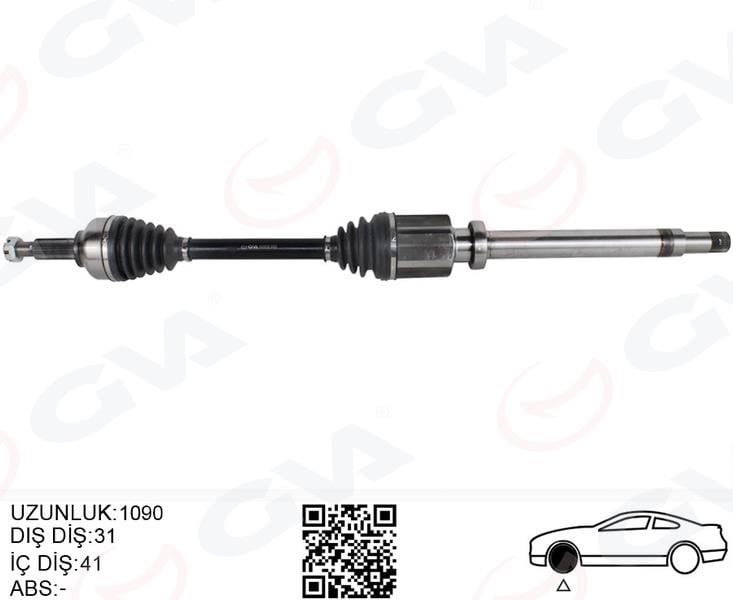 ON AKS KOMPLE SAĞ TOURNEO CUSTOM 2.2 TDCİ-2.0TDCİ 155HP KISA ŞASE 12>