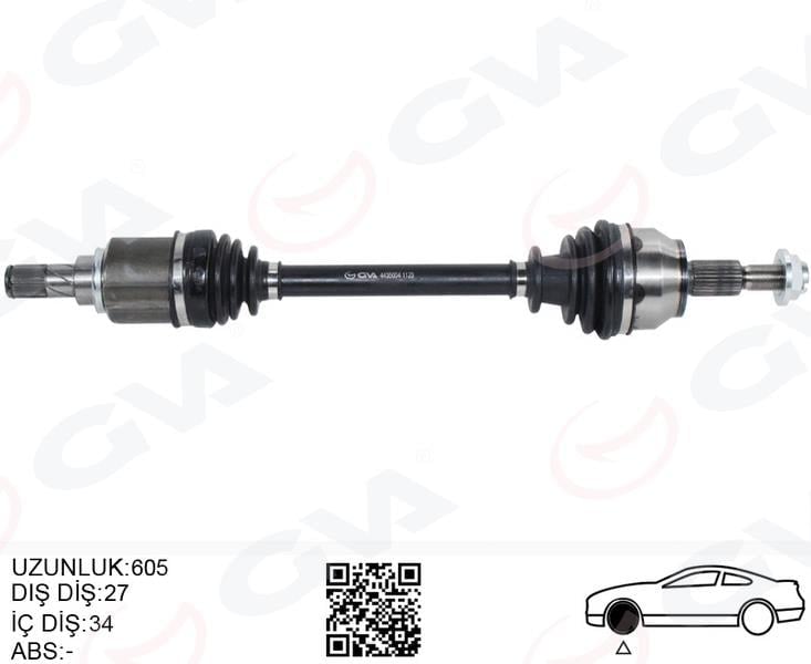 ÖN AKS KOMPLE SOL FORD FOCUS III 1.6 TI 11> 17 BENZINLI