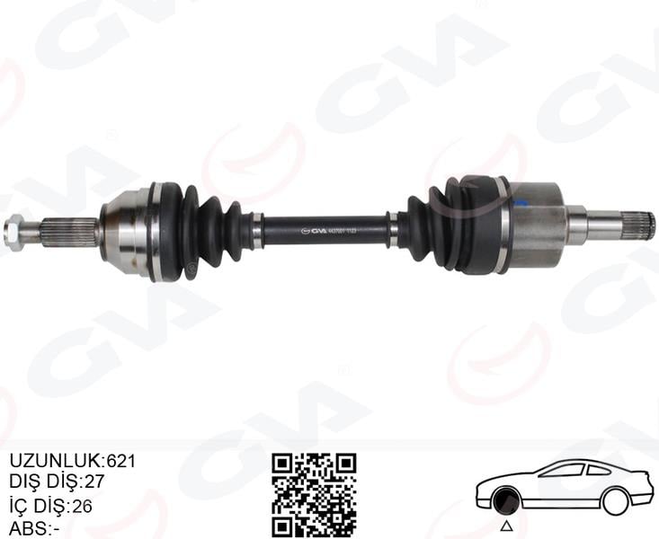 ÖN AKS KOMPLE SOL FORD MONDEO I -II 1.6- 1.8 - 2.0 93>00