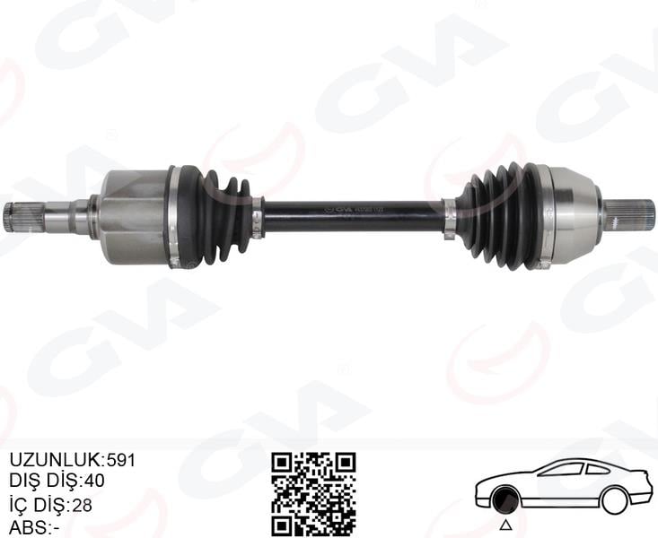 ÖN AKS KOMPLE SOL FORD MONDEO IV 2.0 TDCI 07>14 OTOM.