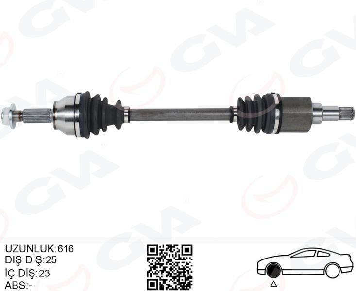ON AKS KOMPLE SOL FORD TRANSİT COURIER 1.5 -1.6 TDCİ 14>