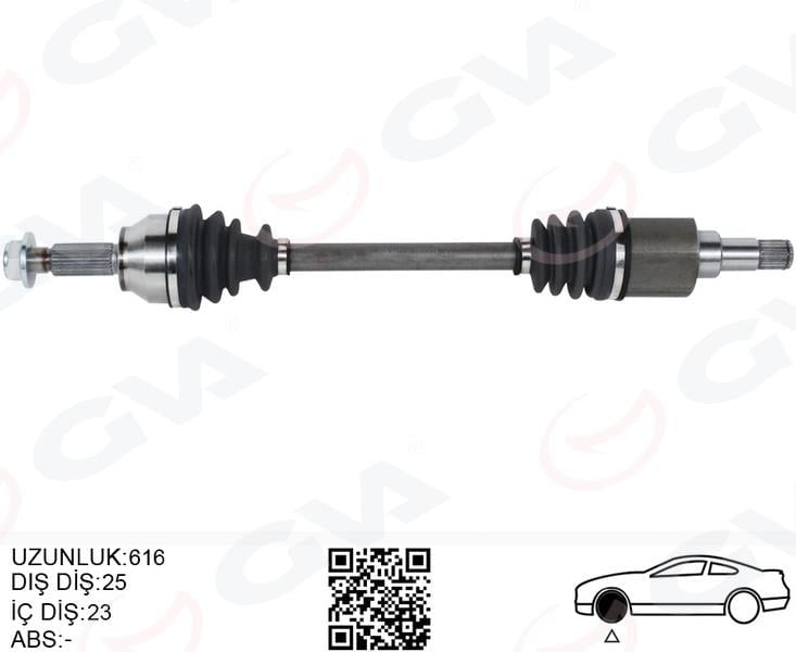 ON AKS KOMPLE SOL FORD TRANSİT COURIER 1.5 -1.6 TDCİ 14>