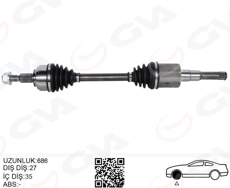 ÖN AKS KOMPLE SOL FORD YENI FOCUS IV 17> SANZ. OTOMATIGI 8 VITES 1.5L DURATORQ-TDCI