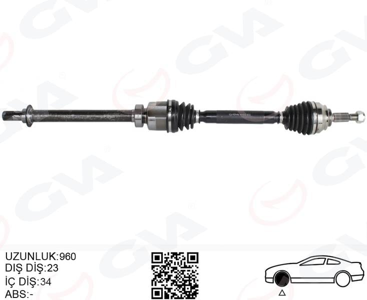 ÖN AKS SAĞ RENAULT CLIO IV 1.5 DCI A-T 12-