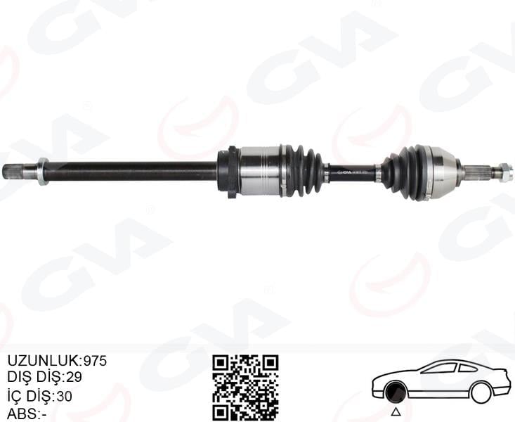 ÖN AKS SAĞ RENAULT KOLEOS HY 2.0 DCI A-T 08-14