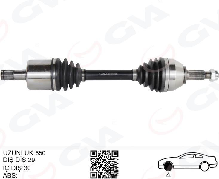 ÖN AKS SOL RENAULT KOLEOS HY 2.0 DCI A-T 08-14