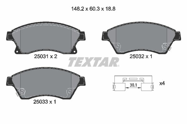 ÖN BALATA 15 INC ASTRA J 1.3 CDTI-1.4-1.4 TURBO-1.6 1.7 CDTİ 2.0CDTİ 10>AVEO 11>CRUZE 11>